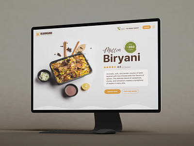 Kanigiri Restaurant Website Design branding graphic design interactivedesign minimalistdesign ui website