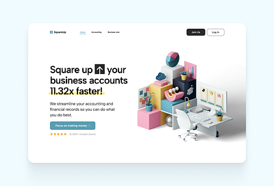 Landing Page Design Challenge 2 3d branding figma graphic design ui