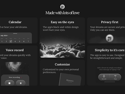 hover interactions animation black and white design monochrome ui web web design