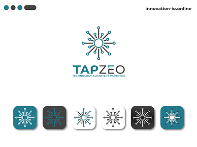 TAPZEO - TAP brand identity design logo design technology