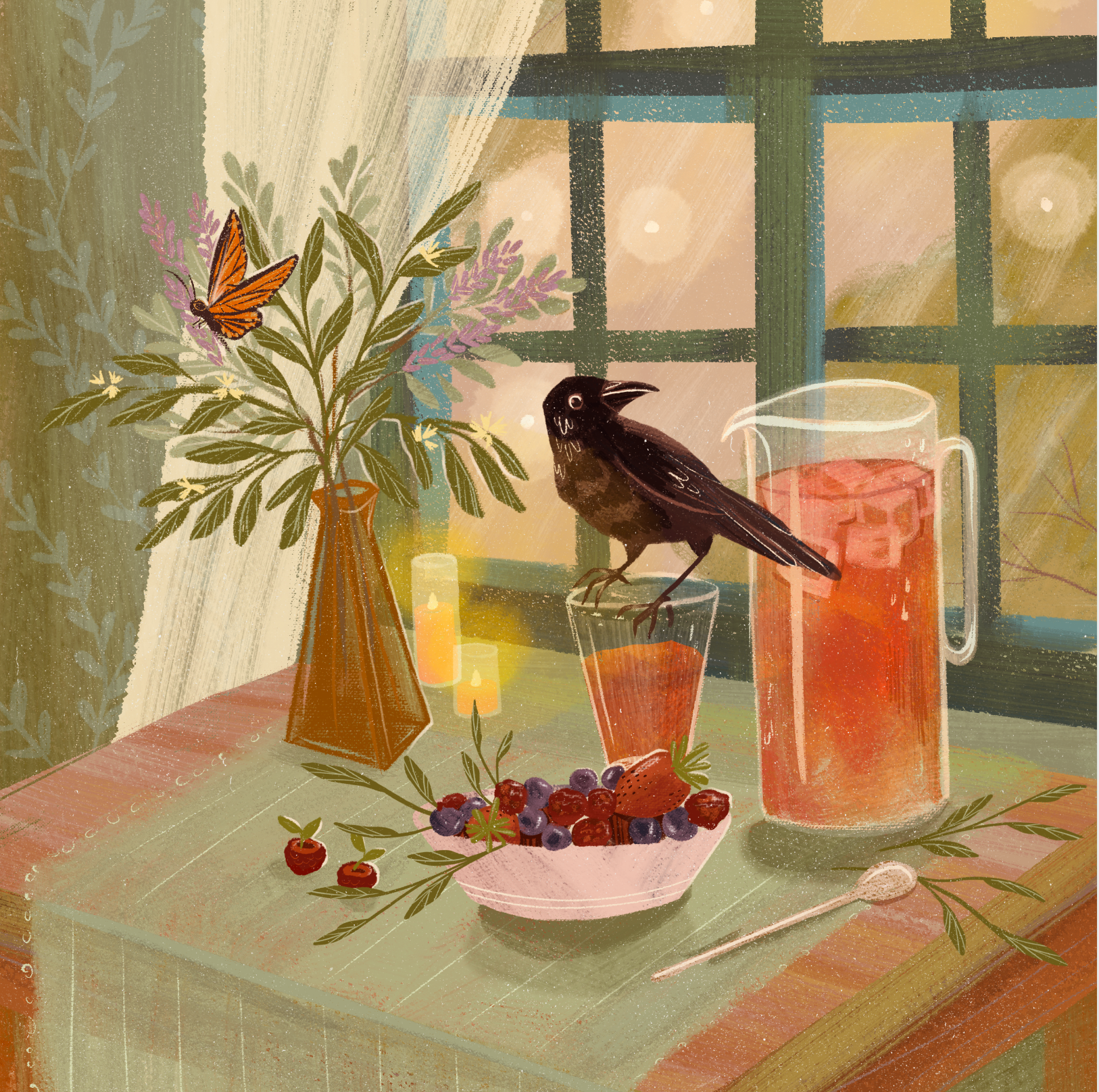 Example of Sun Tea in the Afternoon