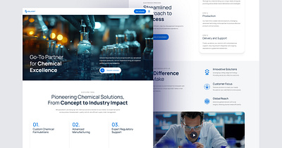 Soluvent | Landing Page | Framer Template branding chemical design framer landing page template ui userinterface ux webdesign webpage website