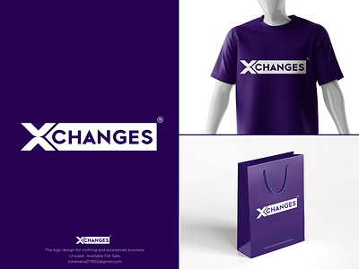 X Changes Logo Design brand brandidentity branding business businesslogo clothing clothing brand clothing brand logo company logo creative creative logo custom custom logo design fashion graphic design lettermark logo logo designer modern