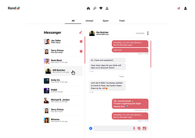 Messenger - WEB ui