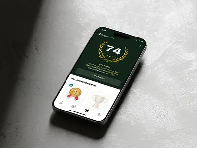 Achievement Screen app awards concept design gamification mobile product ui ux