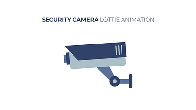 Security Camera Lottie Animation animation app lottie branding cam camera design footage camera illustration landing page lottie lottie animation motion graphics security cam spy camera street camera surveillance camera traffic camera ui ux