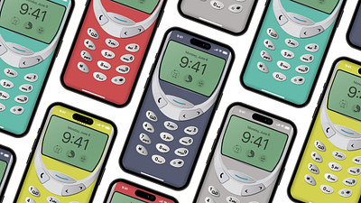 Nokia 3310 Wallpaper Pack design desktop wallpaper illustration iphone iphone wallpaper mobile mobile wallpaper nokia nokia wallpaper wallpaper wallpaper background wallpapers