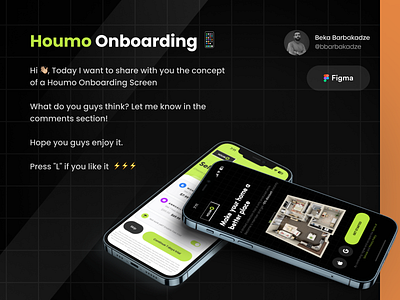 Houmo Onboarding UI 3d design graphic design illustration mobile product design ui web