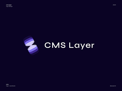 CMS Layer - An open-source product for static sites brand identity branding cms font hourglass layers logo product sans serif static sites web3 wordmark