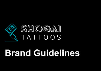 SHOGAI TATTOO BRANDING brand guidelines branding design graphic design illustration logo logodesign vector