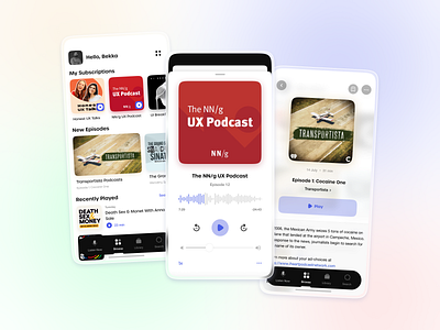 Podcast 3d bbarbakadze branding graphic design logo motion graphics podcast product design ui