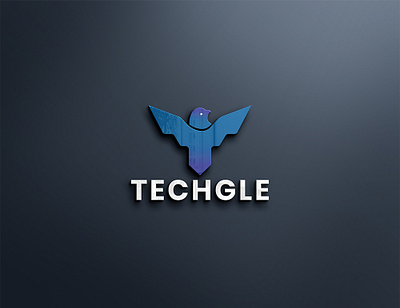 modern egle logo app branding design logo