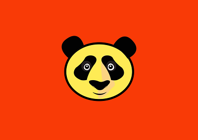 Panda logo 3d animation app branding character dailylogochallenge design graphic design icon illustration logo motion graphics panda rebound red typography ui ux vector webdesign