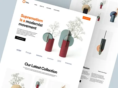 Pello - Home Decor Products Website Design for Shopify design ecommerce home decor products homepage illustration interface landing page product product design product details product landing page product website shopify shopify landing page shopify website single product page store web design website