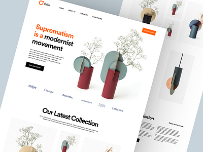 Pello - Home Decor Products Website Design for Shopify design homepage landing landing page product product design product details product landing page product website shopify shopify landing page shopify website web web design website