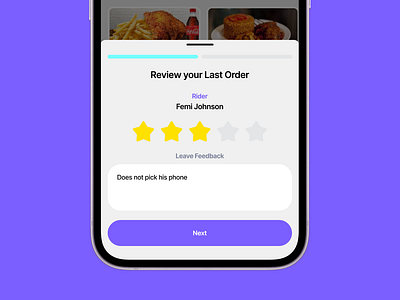 Food Delivery Order Review