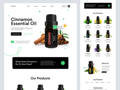 Shopify store for Olive Oil design homepage landing landing page product design product detail page product details product landing page product website shopify shopify landing page shopify website web web design website