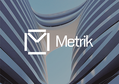 Metrik architecturalfirm architecturallogo architecturelogo branding graphic design