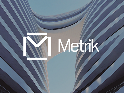 Metrik architecturalfirm architecturallogo architecturelogo branding graphic design