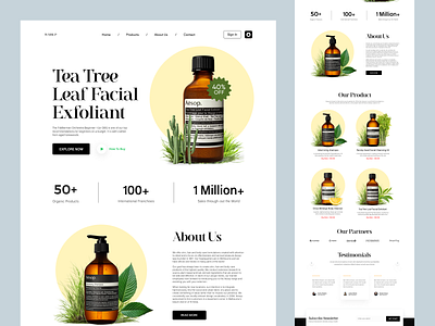 Shopify store for Olive Oil design homepage landing landing page product design product detail page product details product landing page product page product website shopify shopify landing page shopify website web web design website