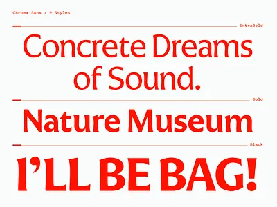 Chroma Sans Font Family branding lettering typography