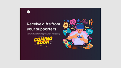 Coming soon page coming soon gradient ui