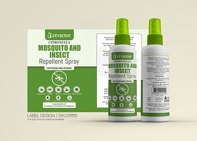 Label Design Project for Spray Bottle graphic design label design marketing packaging packaging and label photoshop product design