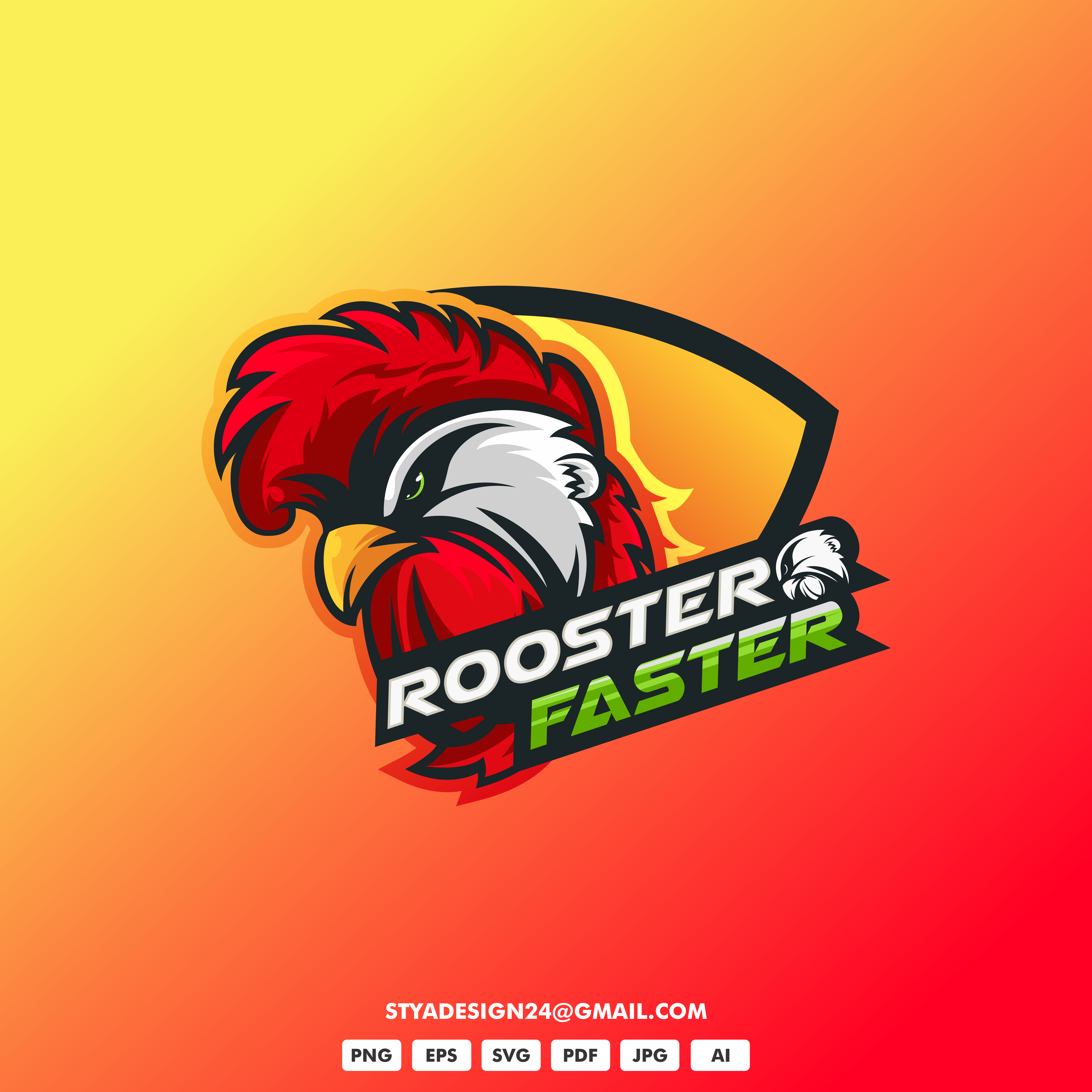 Example of Mascot Logo Gaming
