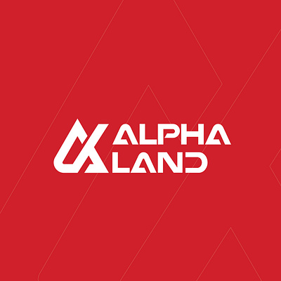 ALPHA LAND | LOGO DESIDN & BRAND IDENTITY brand design brand identity branding company construction construction logo graphic design identity logo logo design