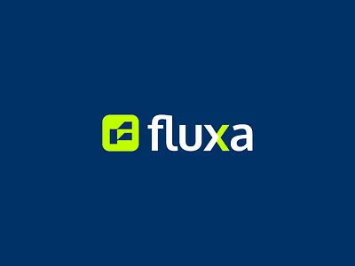 Fluxa - Logo Animation animation blue brand brand identity branding design graphic design green health health logo health monitoring logo logo animation logo design logo identity logo visual motion graphics simple motion vector vektora