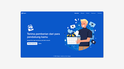 (ID) Simple landing page bootstrap landing landing page ui web design