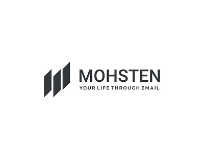 Mohsten logo concept ai branding cosulting green icon identity lettering logo m tech technology