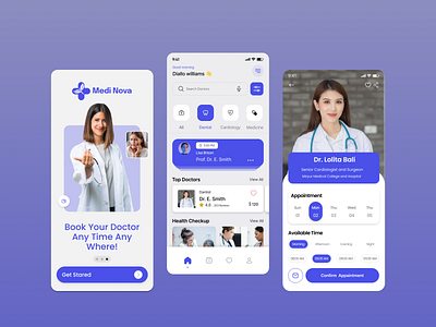 Healthcare mobile app android app app design figma design ios design landing page design product design redesign responsive design screenshot design ui ui ux design ux web design