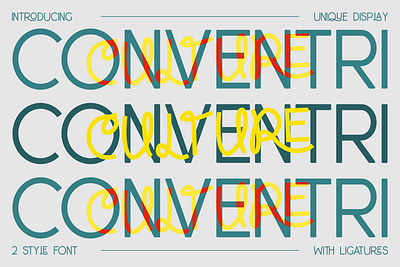 Conventri – Modern Font branding font business font commercial font crafting font creative font design font display font elegant font fashion greeting card font illustration invitation font logo font magazine font modern font packaging font poster font product design stylish font unique font