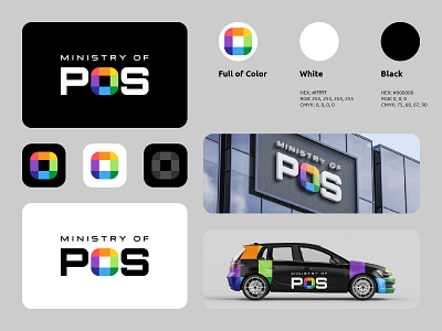 Ministry of POS Logo branding business graphic design logo logos marketing modern simple