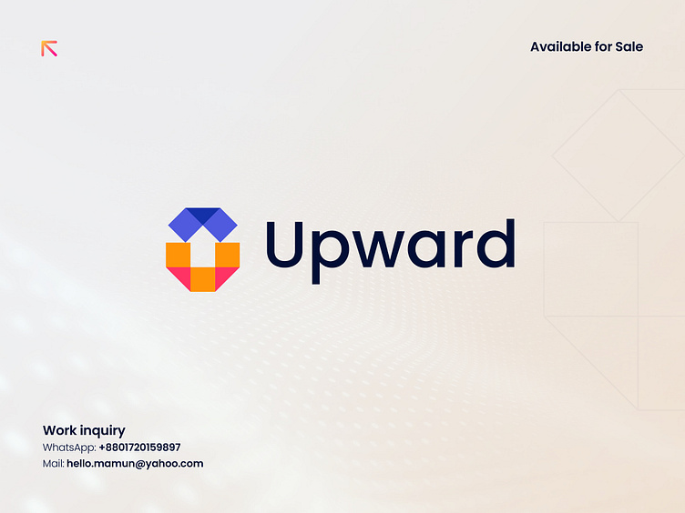 Upward - letter U Arrow, Up, Business consultation, Growth logo by Al ...