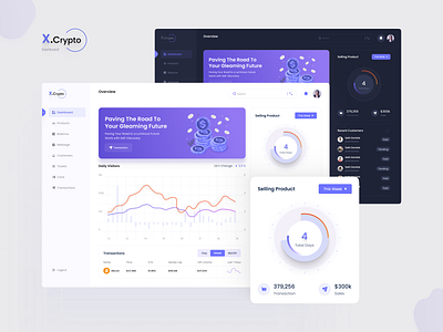 Crypto Dashboard Design blockchain crypto crypto dashboard crypto exchange crypto marketplace cryptocurrency dashboard defi digitalassets interface swap ui user interface web design