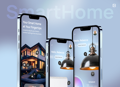 Smart Home - At Your Fingertips appdesign architecture interior smart smarthome smartinterior uidesign uiux uiuxdesign userexperience userinterface uxdesign webdesign