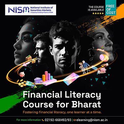 Financial Literacy Course for Bharat graphic design