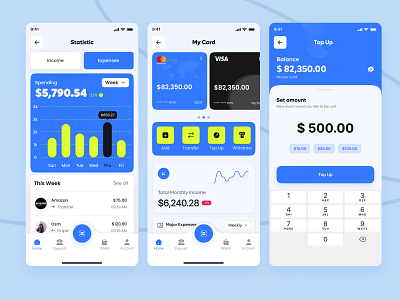 Financial Mobile Apps adobe xd apps branding design figma finance financial graphic design illustration landing page logo mobile apps ui user interface design ux