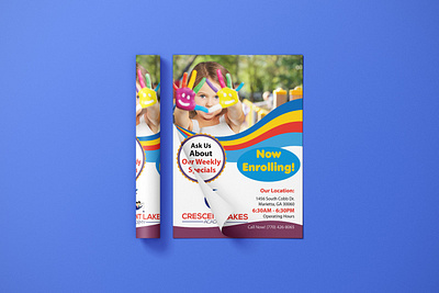 Education school admission flyer design advertising branding design education flyer flyers graphic design illustration kids school