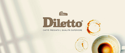 DILETTO coffee branding graphic design