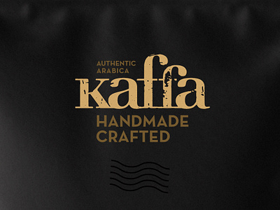 KAFFA coffee branding graphic design