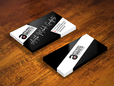 White & Black Color Visiting Card Design | Business Card businesscarddesign graphic design