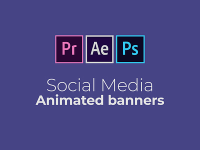 Animated social media content ad animation banner branding design loop minimal modern professional video website