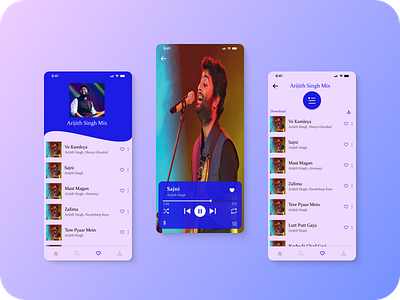 Music Player app creativeui dailyui dailyui009 design designinspiration musicapp musicplayer ui uiuxdesign