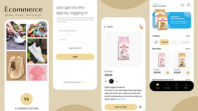 Ecommerce App mobile apps ui