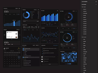 No other UI kit can do this in Figma pt.637 branding dark mode design design system figma interface responsive design ui ui kit ux variables widgets