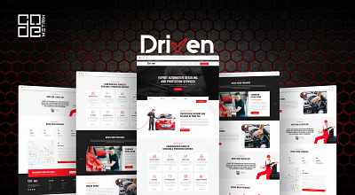 Detailing & Protection Services for car :Design for Driven branding design logo ui ux web design web development wordpress