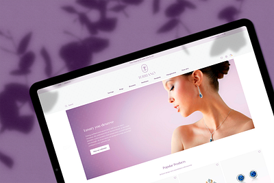 Terriano - ecommerce jewelry store | Ui & UX Design branding design design. ecom ecommerce ecommerce web shop figma jewelry design jewelry redesign landing landing page ui ui design ui ux ecom shop ux web design web design webdesign